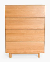 Sawyer Four Drawer Tallboy, Natural