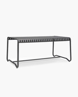 Atticus Outdoor Aluminium Table - 173X97Cm, Charcoal