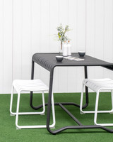 Atticus Outdoor Aluminium Table - 173X97Cm, Charcoal