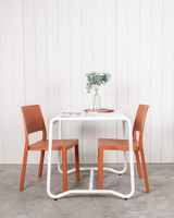 Atticus Outdoor Aluminium Table - 740X770, White