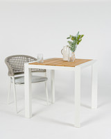 Karaka Outdoor Table - 80X80Cm, White
