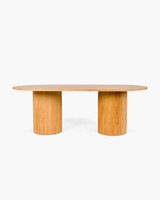 Reid Oval Dining Table - 220X110cm