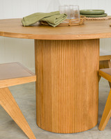 Reid Oval Dining Table - 220X110cm