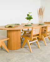 Reid Oval Dining Table - 220X110cm