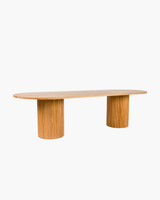 Reid Oval Dining Table - 280x110cm
