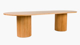 Reid Oval Dining Table - 280x110cm