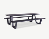 Tahoe Outdoor Picnic Table - 240X83Cm, Charcoal