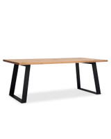 Marko Dining Table - 200X100Cm, Black Frame