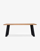 Marko Dining Table - 240X100Cm, Black Frame