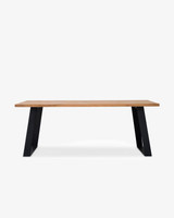 Cintesi Marko Dining Table - 240X100Cm, Black Frame 