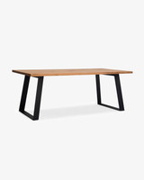 Marko Dining Table - 240X100Cm, Black Frame