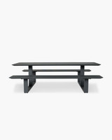 Cintesi Theodore Outdoor Picnic Table - 240X79Cm, Charcoal 