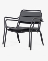 Frankie Lounge Chair - Charcoal
