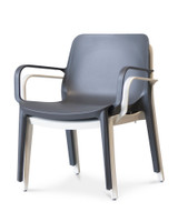 Ginevra Lounge Armchair - Anthracite
