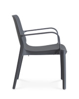 Ginevra Lounge Armchair - Anthracite
