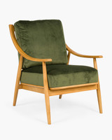 Farrah Fabric Armchair - Green