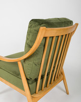 Cintesi Farrah Fabric Armchair - Green 