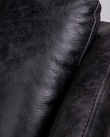 Cintesi Harold Leather Tub Chair - Black 