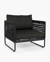Cintesi Corsica Outdoor Armchair - Charcoal 