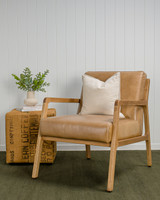 Felix Leather Armchair - Nutt Tan
