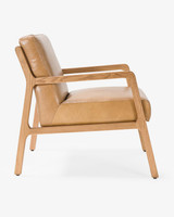 Cintesi Felix Leather Armchair - Nutt Tan 