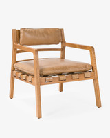 Barnaby Leather Armchair - Nutt Tan