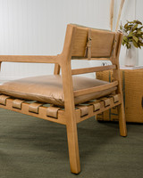 Barnaby Leather Armchair - Nutt Tan