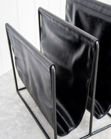 Magazine Holder - Black Pu