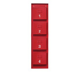 Magazine Holder Numbered - Red