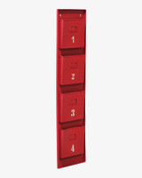 Magazine Holder Numbered - Red