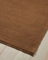 Weave Emilio Linen Rug - Toffee, 2m x 3m