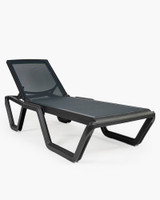 Vela Sun Lounger - Anthracite W Anthracite Fabric