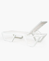Vela Sun Lounger - Linen W Linen Fabric