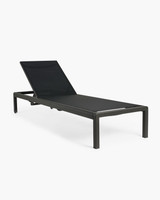 Matakana Sun Lounger - Charcoal