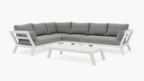 Havelock Lounge Outdoor Setting - White