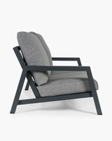 Leigh Outdoor Sofa - Two Seater, Charcoal
