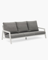 Leigh Outdoor Sofa - Three Seater , White