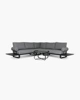 Vermont Lounge Outdoor Setting Aluminium - Charcoal