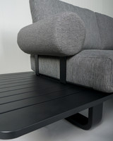 Vermont Lounge Outdoor Setting Aluminium - Charcoal