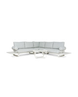Vermont Lounge Outdoor Setting Aluminium - White