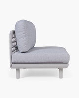 Waiheke Outdoor Middle Chair - Light Grey