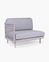 Waiheke Outdoor Right Hand Chair - Light Grey