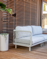 Waiheke Outdoor Right Hand Chair - Light Grey