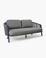 Arc Outdoor 2 Seater Sofa - Charcoal