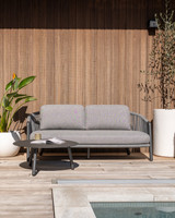 Arc Outdoor 2 Seater Sofa - Charcoal