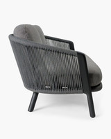 Cintesi Arc Outdoor 2 Seater Sofa - Charcoal 