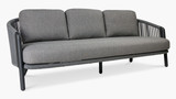 Arc Outdoor 3 Seater Sofa - Charcoal