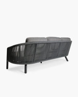 Cintesi Arc Outdoor 3 Seater Sofa - Charcoal 
