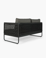 Corsica Outdoor Sofa - 2 Seater, Charcoal