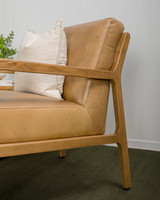 Felix Leather Sofa - Nutt Tan, 2 Seater